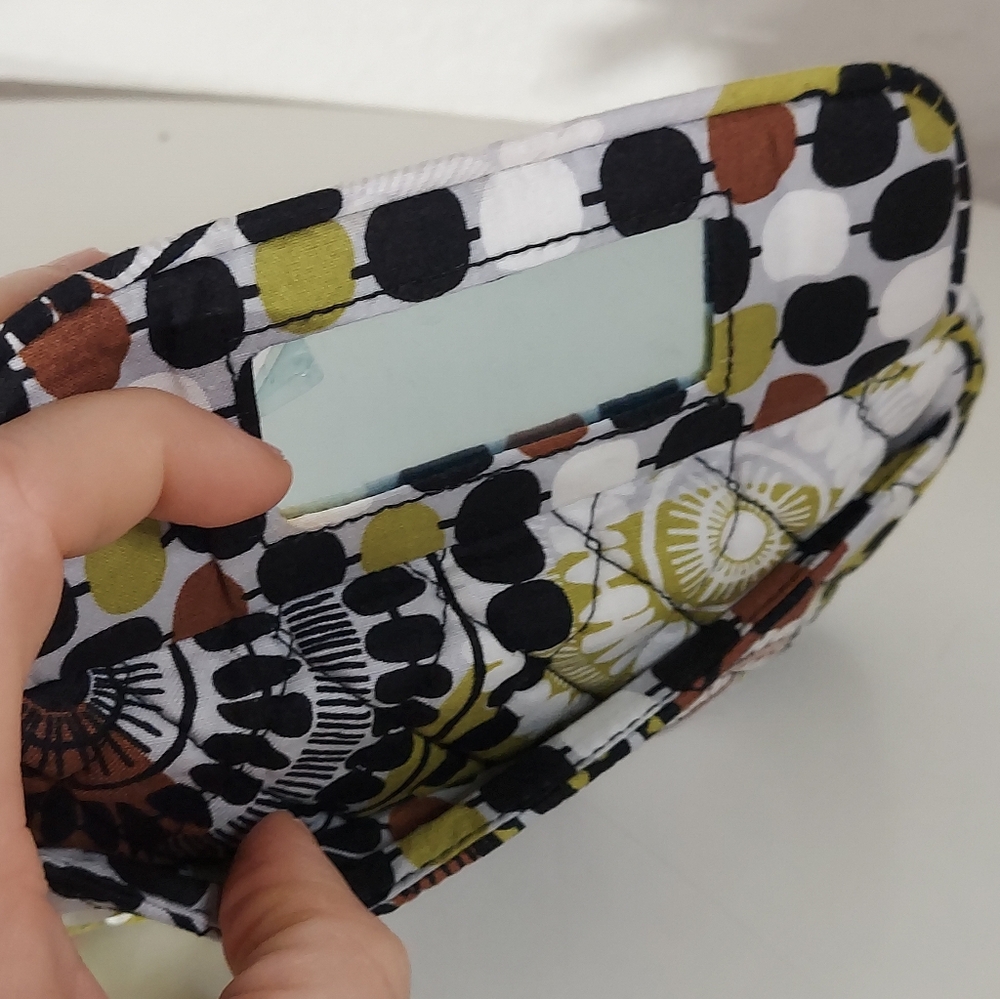 Vera Bradley Cocoa Moss Floral Quilted Coin Purse & Mirror Cosmetic Bag Lot NWT - Picture 13 of 15